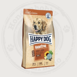 HAPPY DOG NATURCROQ RUND & RIJST 15KG