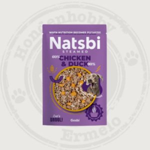 NATSBI GESTOOMDE MAALTIJD KIP & EEND
